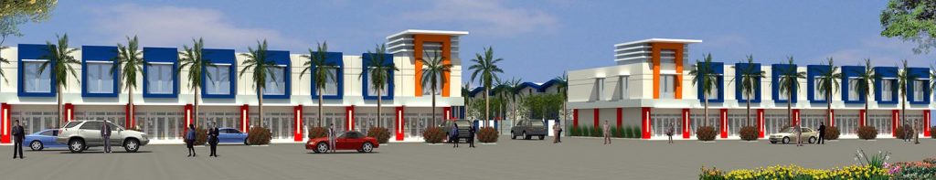 Desain Fasad Bangunan Ruko Surabaya - A+ Design | Arsitek Surabaya